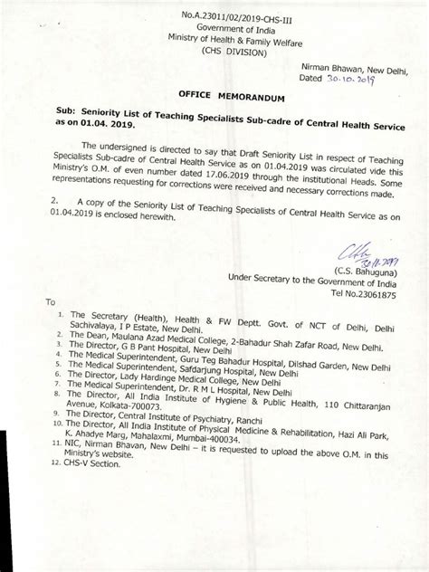 vch seniority list|Health Sciences Association .